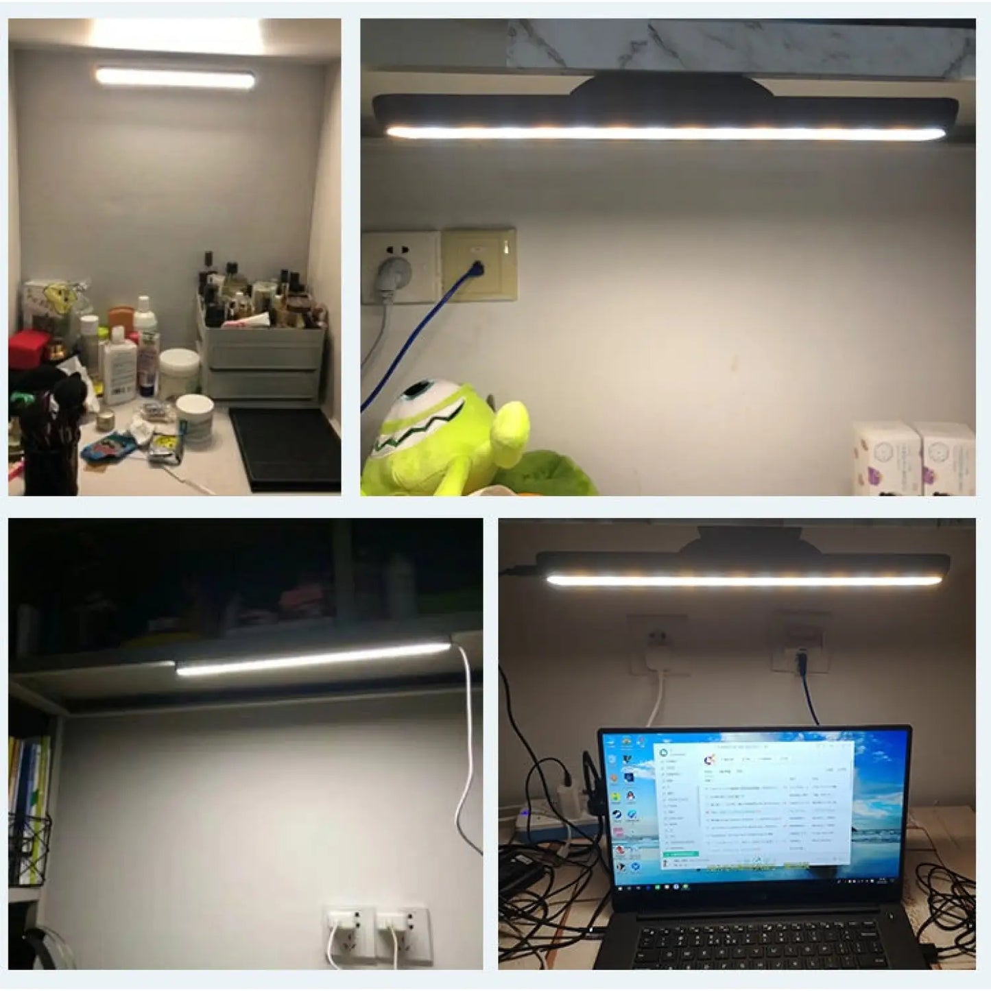 Rechargeable Magnetic Desk Light Bar – Ambient LED Setup Lighting